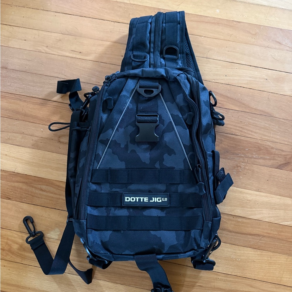 Black Camouflage Men's Backpack